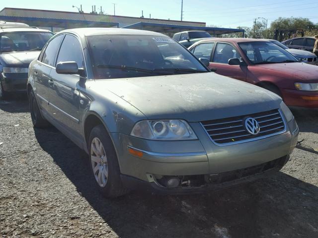 WVWPD63B53P118804 - 2003 VOLKSWAGEN PASSAT GLS GREEN photo 1
