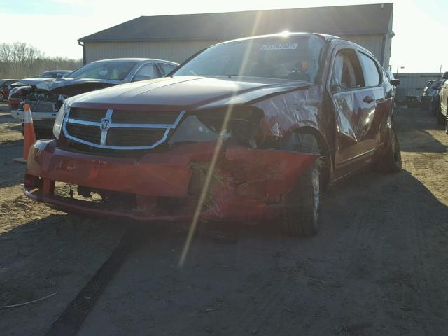 1B3LC56K38N245174 - 2008 DODGE AVENGER SX RED photo 2