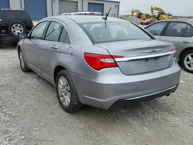 1C3CCBAB6EN122358 - 2014 CHRYSLER 200 LX GRAY photo 3