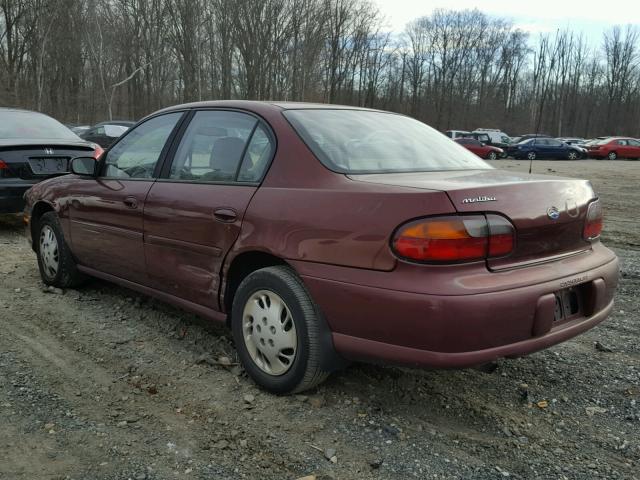 1G1ND52M4WY113590 - 1998 CHEVROLET MALIBU BURGUNDY photo 3