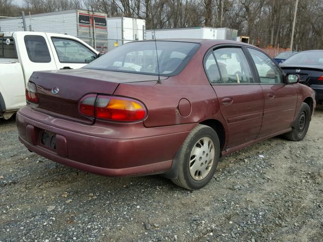 1G1ND52M4WY113590 - 1998 CHEVROLET MALIBU BURGUNDY photo 4