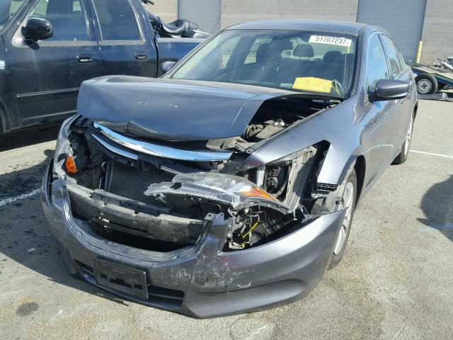 1HGCP2F37CA015875 - 2012 HONDA ACCORD LX GRAY photo 2