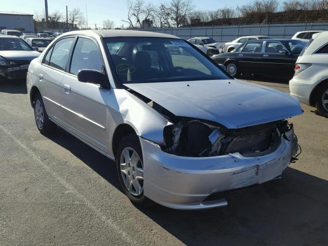 2HGES16593H536309 - 2003 HONDA CIVIC LX SILVER photo 1