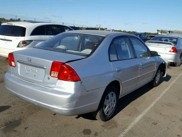 2HGES16593H536309 - 2003 HONDA CIVIC LX SILVER photo 4