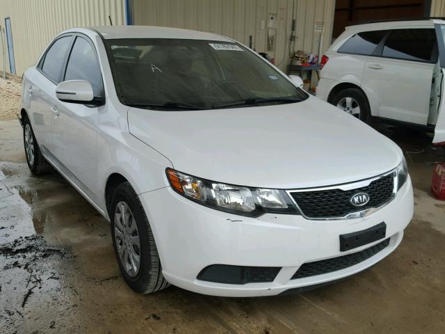 KNAFU4A21C5555873 - 2012 KIA FORTE EX WHITE photo 1