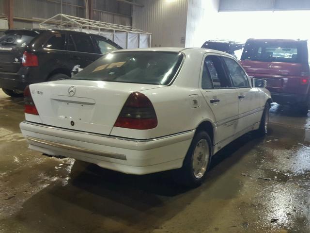 WDBHA29GXWA617810 - 1998 MERCEDES-BENZ C 280 WHITE photo 4