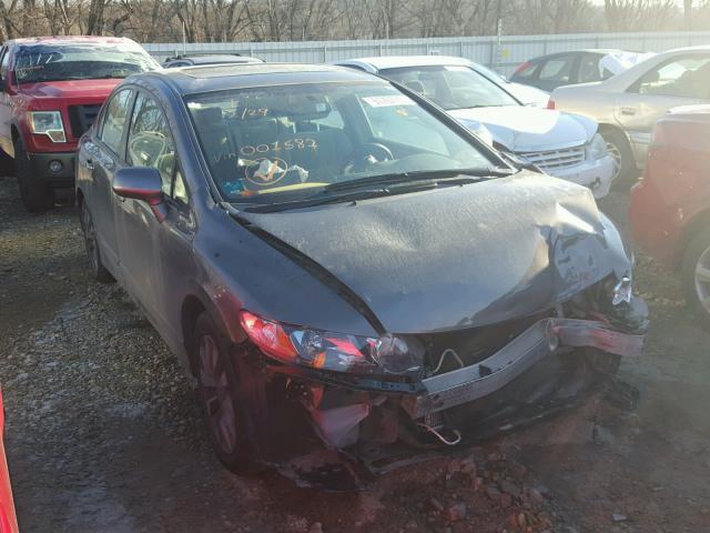 19XFA16899E001582 - 2009 HONDA CIVIC EX GRAY photo 1