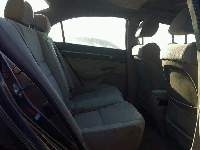 19XFA16899E001582 - 2009 HONDA CIVIC EX ნაცრისფერი ფოტო 6