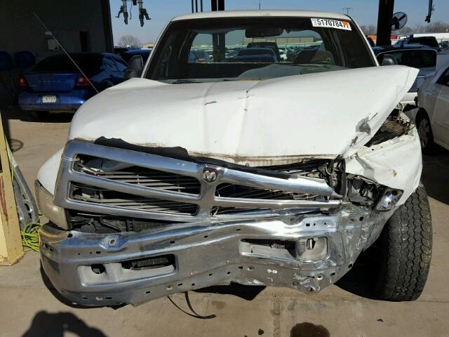 1B7KC2363WJ160341 - 1998 DODGE RAM 2500 WHITE photo 7