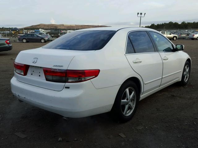 1HGCM66513A087818 - 2003 HONDA ACCORD EX WHITE photo 4