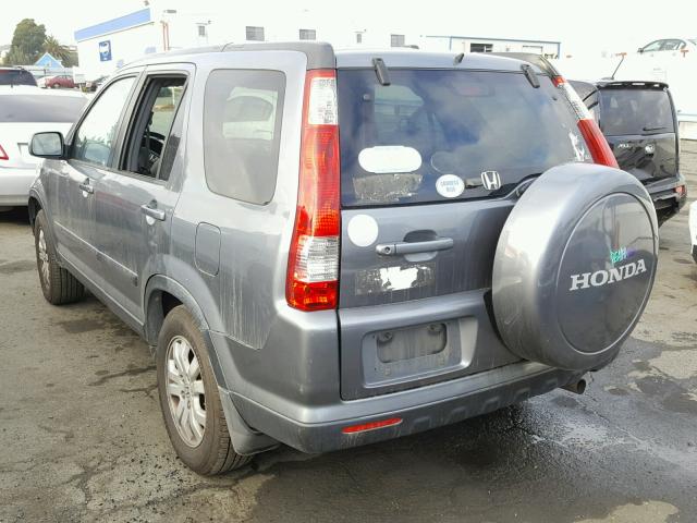 JHLRD789X5C051750 - 2005 HONDA CR-V SE GRAY photo 3