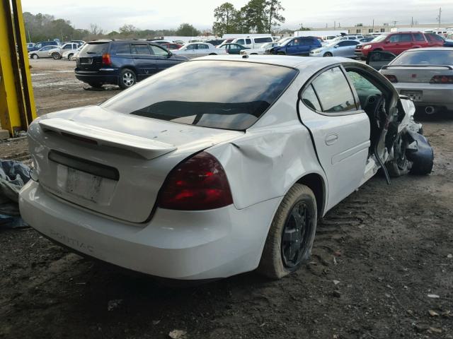 2G2WP552881105290 - 2008 PONTIAC GRAND PRIX WHITE photo 4