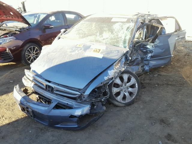 1HGCM56867A207297 - 2007 HONDA ACCORD EX BLUE photo 2