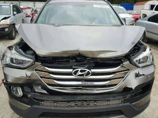 5XYZU3LB2DG002228 - 2013 HYUNDAI SANTA FE S GRAY photo 7