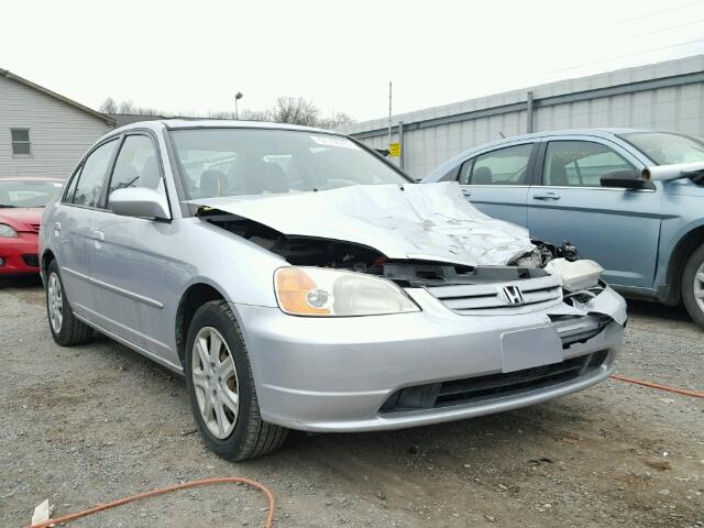 2HGES26723H591577 - 2003 HONDA CIVIC EX ვერცხლისფერი ფოტო 1