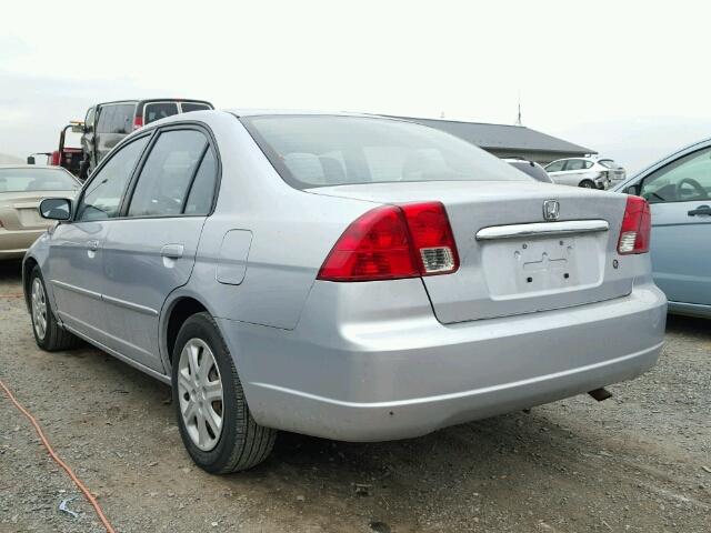 2HGES26723H591577 - 2003 HONDA CIVIC EX SILVER photo 3