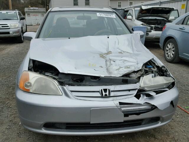 2HGES26723H591577 - 2003 HONDA CIVIC EX SILVER photo 7