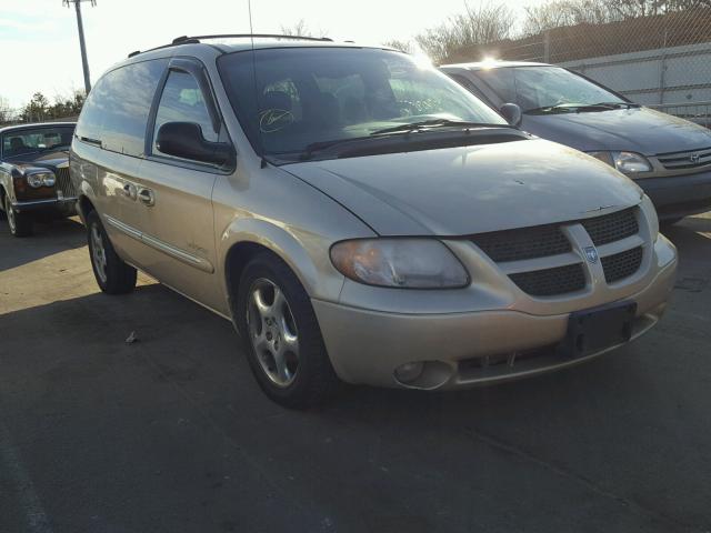 2B8GP54L81R107683 - 2001 DODGE GRAND CARA BEIGE photo 1