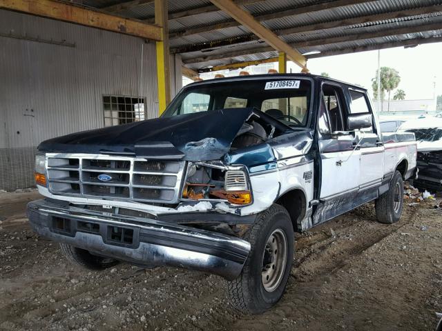 1FTHW25F4VEC01064 - 1997 FORD F250 TWO TONE photo 2