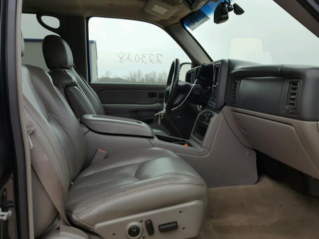 1GKFK16Z25J155512 - 2005 GMC YUKON XL K BLACK photo 5