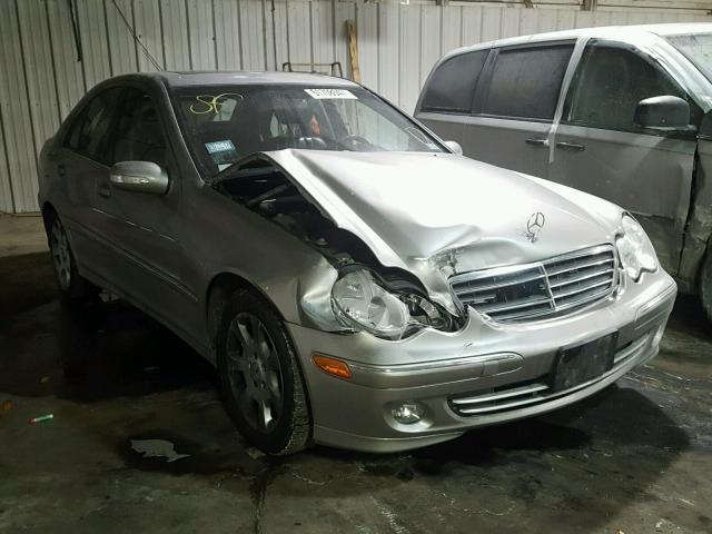 WDBRF81J35F659415 - 2005 MERCEDES-BENZ C 240 4MAT SILVER photo 1