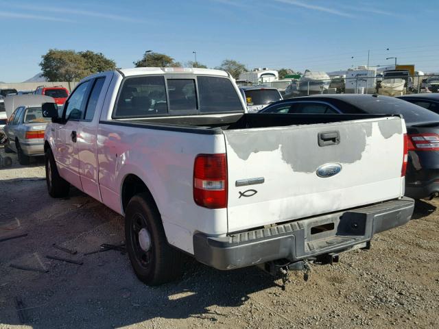 1FTRX12W86KC85747 - 2006 FORD F150 WHITE photo 3