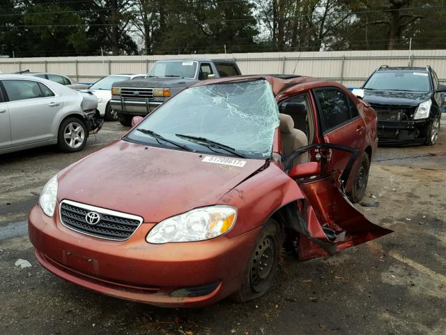 1NXBR32E77Z768209 - 2007 TOYOTA COROLLA CE RED photo 2