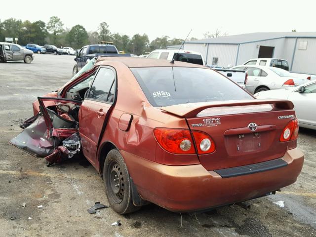 1NXBR32E77Z768209 - 2007 TOYOTA COROLLA CE RED photo 3