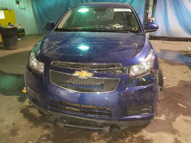 1G1PC5SB5D7286161 - 2013 CHEVROLET CRUZE LT BLUE photo 9