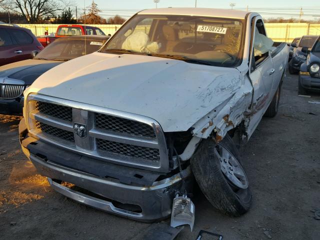 3D7JB1EP0BG577299 - 2011 DODGE RAM 1500 WHITE photo 2