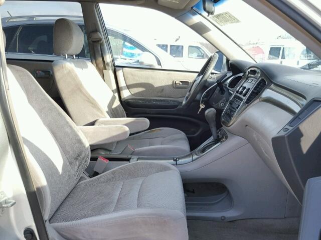 JTEGD21A720042797 - 2002 TOYOTA HIGHLANDER SILVER photo 5