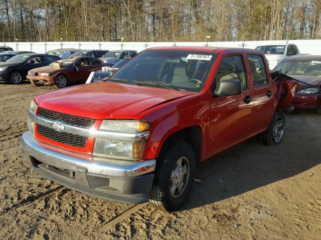 1GCCS138868125935 - 2006 CHEVROLET COLORADO RED photo 2