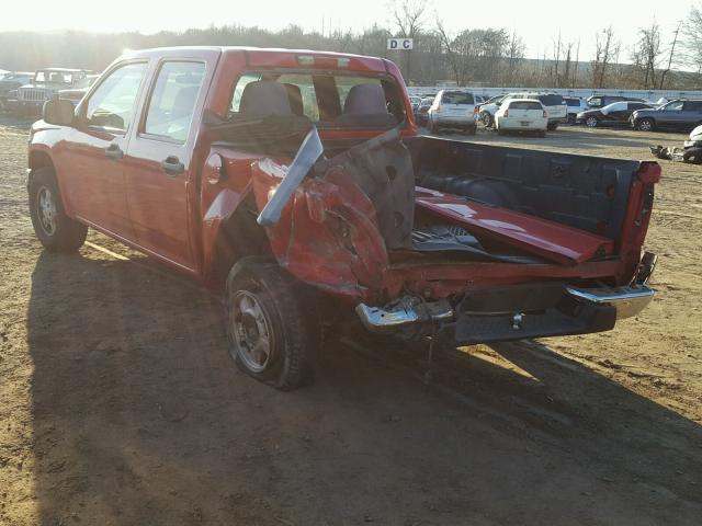 1GCCS138868125935 - 2006 CHEVROLET COLORADO RED photo 3