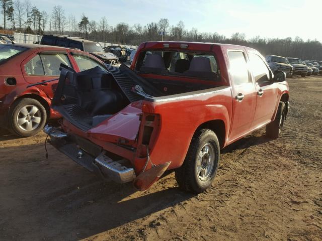 1GCCS138868125935 - 2006 CHEVROLET COLORADO RED photo 4