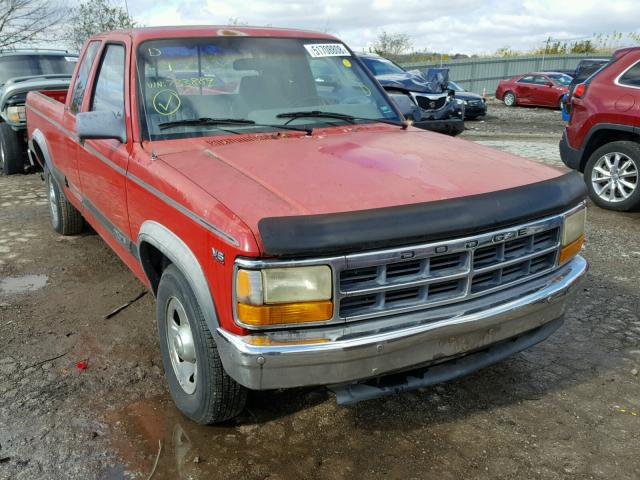 1B7GL23X6RS733889 - 1994 DODGE DAKOTA RED photo 1