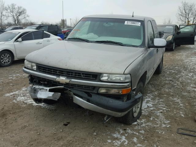 1GCEK19T61E162190 - 2001 CHEVROLET SILVERADO TAN photo 2