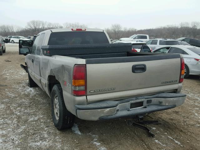 1GCEK19T61E162190 - 2001 CHEVROLET SILVERADO TAN photo 3