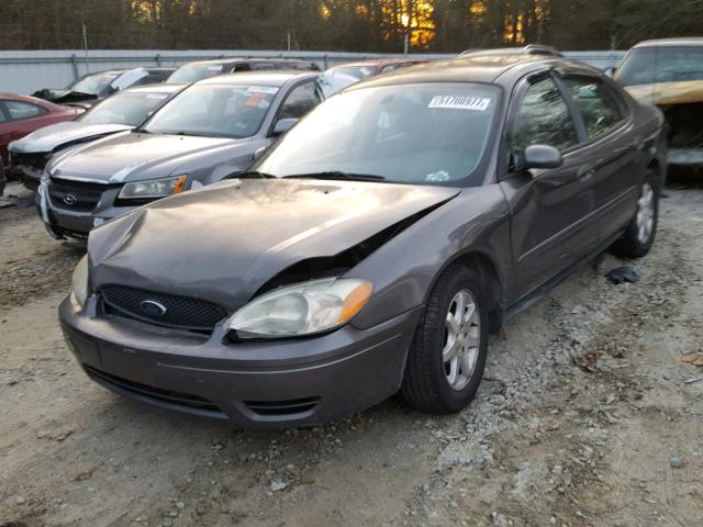 1FAFP56U15A295629 - 2005 FORD TAURUS SEL GRAY photo 2