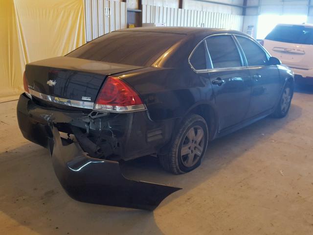 2G1WA5EK6A1101248 - 2010 CHEVROLET IMPALA LS BLACK photo 4