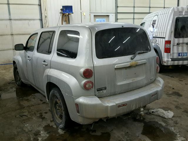 3GNBAADB0AS507165 - 2010 CHEVROLET HHR LS SILVER photo 3