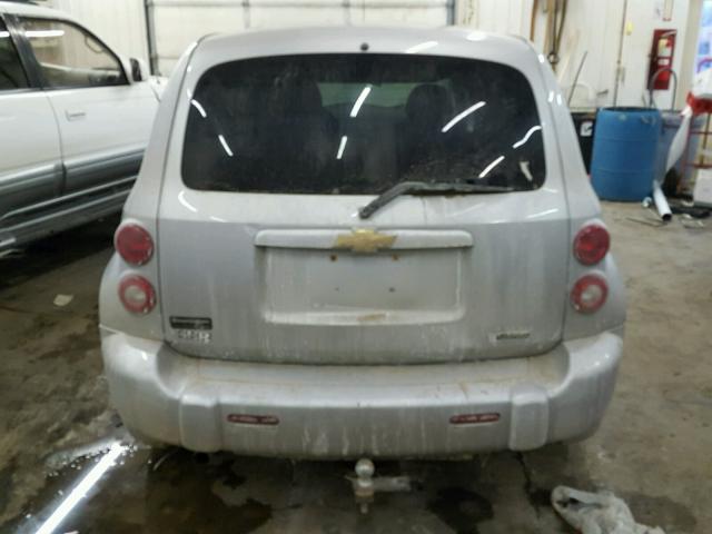 3GNBAADB0AS507165 - 2010 CHEVROLET HHR LS SILVER photo 9