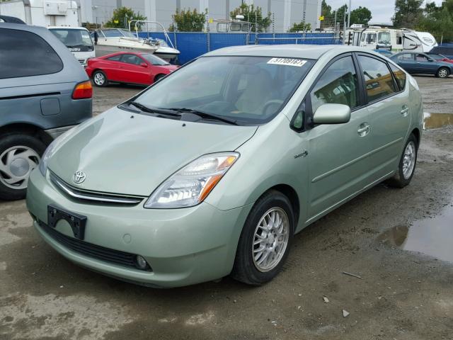 JTDKB20U777675735 - 2007 TOYOTA PRIUS GREEN photo 2