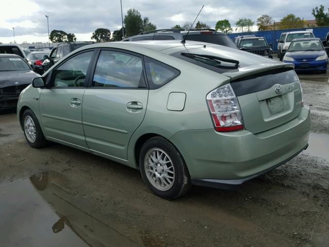 JTDKB20U777675735 - 2007 TOYOTA PRIUS GREEN photo 3