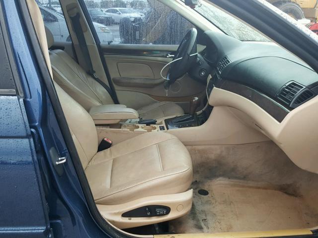 WBAET37424NJ42315 - 2004 BMW 325 I BLUE photo 5