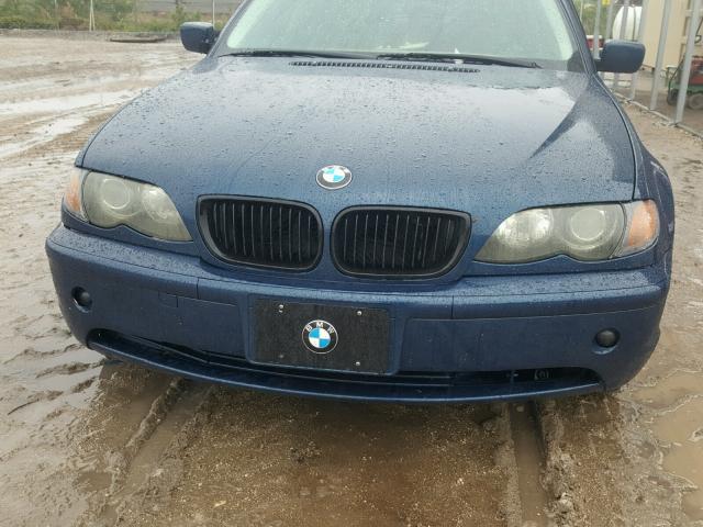 WBAET37424NJ42315 - 2004 BMW 325 I BLUE photo 7