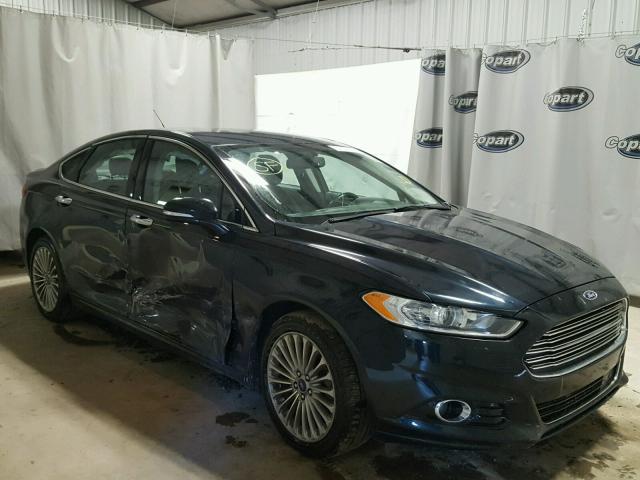 3FA6P0K98ER115945 - 2014 FORD FUSION TIT BLUE photo 1