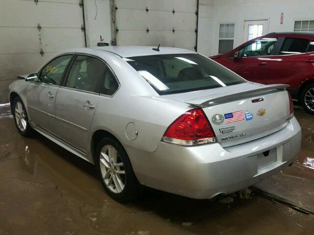 2G1WC5E33D1123358 - 2013 CHEVROLET IMPALA LTZ SILVER photo 3