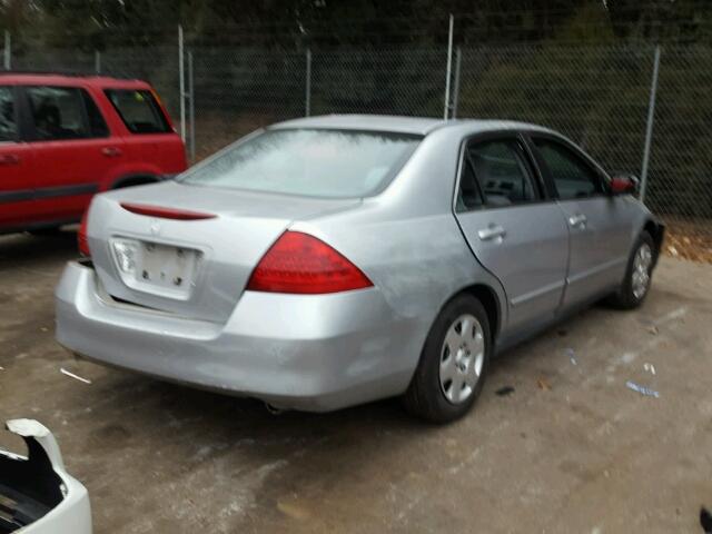 3HGCM56466G705142 - 2006 HONDA ACCORD LX SILVER photo 4