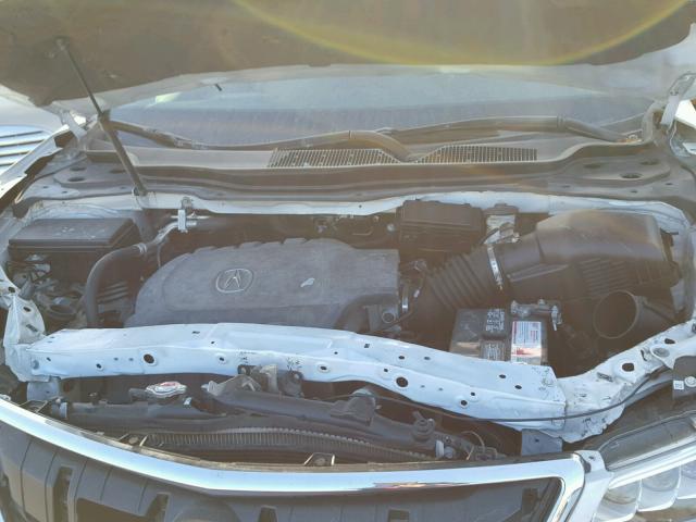 5FRYD4H21GB054731 - 2016 ACURA MDX WHITE photo 7