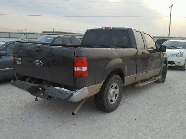 1FTRX12W16NA56230 - 2006 FORD F150 CHARCOAL photo 4